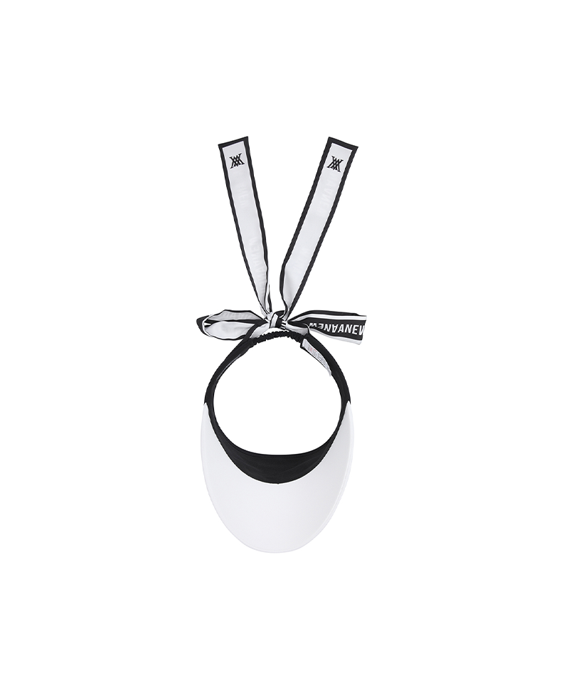 Women's Ribbon Crown Visor - Black
