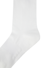 Women's Basic Middle Socks - White