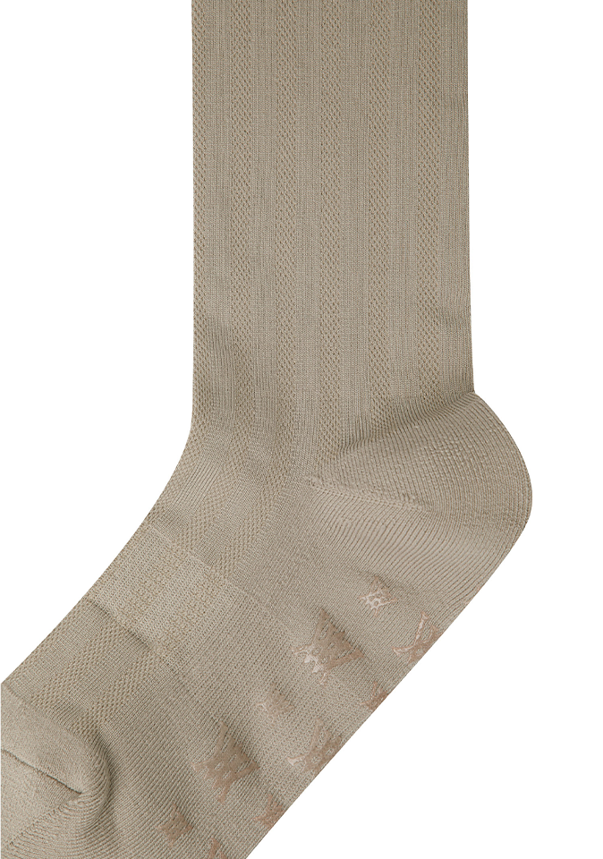 Women's Color Pop Knee Socks - Beige
