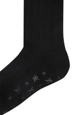 Women's Color Pop Knee Socks - Black
