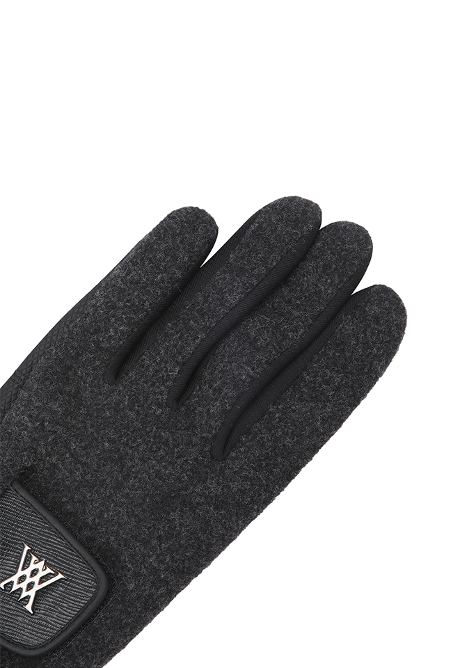 Men's Old Proof Wool Glove (Pair) - Charcoal Grey