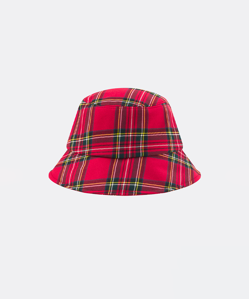 UTAA Women's Scotch Multi Tartan Check Bucket Hat - Pink