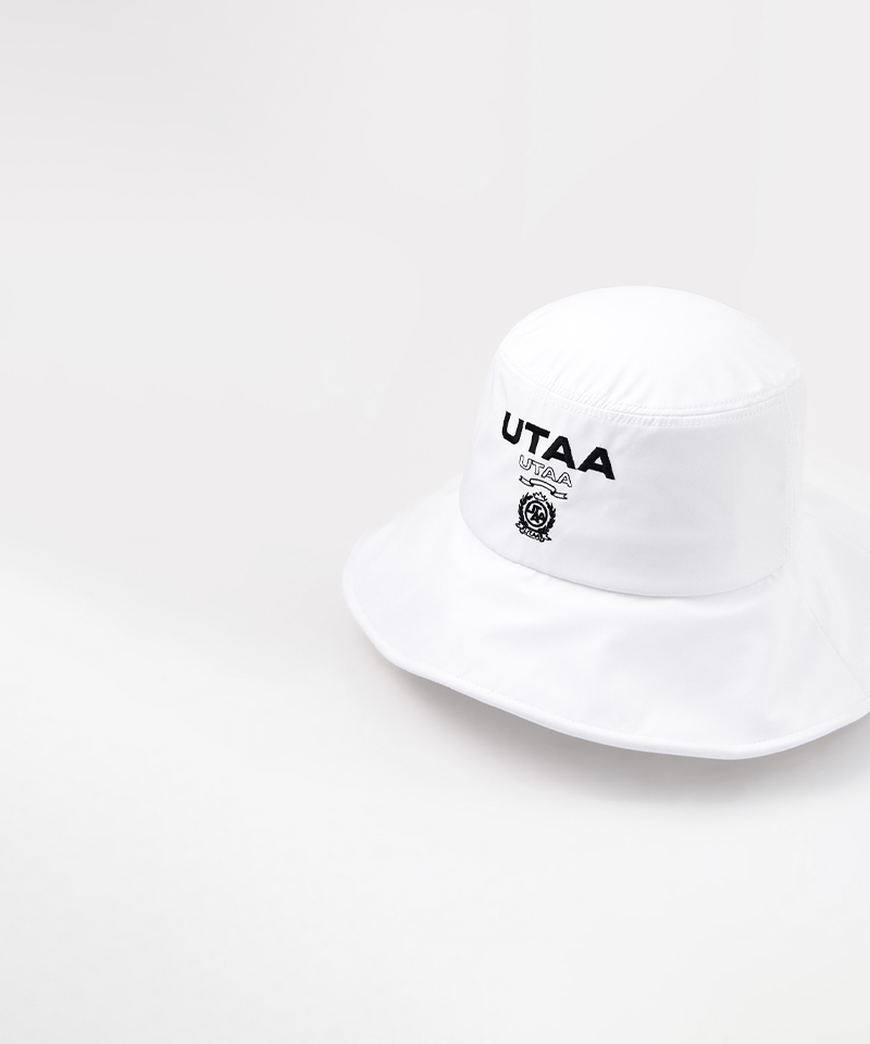 UTAA Women's Laurel Symbol Emblem Bucket Hat - White