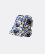 UTAA Women's Color Season Baroque Back Open Bucket Hat - Blue