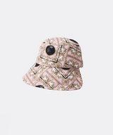 UTAA Women's Color Season Baroque Back Open Bucket Hat - Light Pink