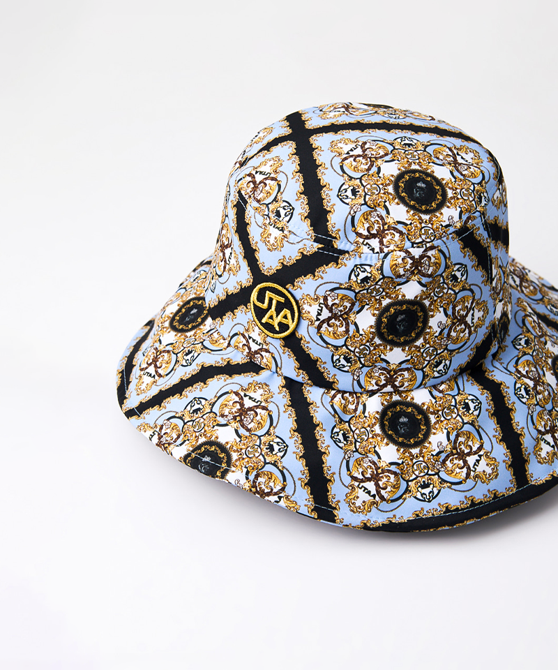UTAA Women's Midnight Panther Baroque Bucket Hat - Sky Blue