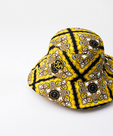 UTAA Women's Midnight Panther Baroque Bucket Hat - Yellow