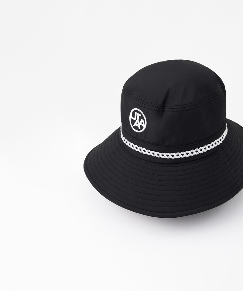 UTAA Atelier Braid Color Bucket Hat - Black