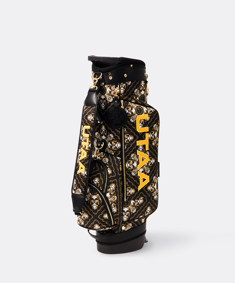 UTAA Midnight Panther Baroque Strand Caddie Bag - Black