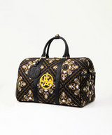 UTAA Midnight Panther Baroque Boston Bag - Black