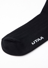 UTAA Women's Champ Symbol Basic Socks - Black