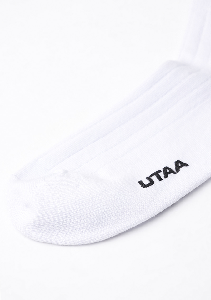 UTAA Women's Champ Symbol Basic Socks - White