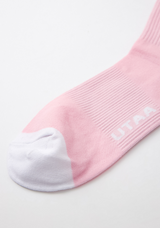 UTAA Women's Ring Panther Line Color Socks - Light Pink
