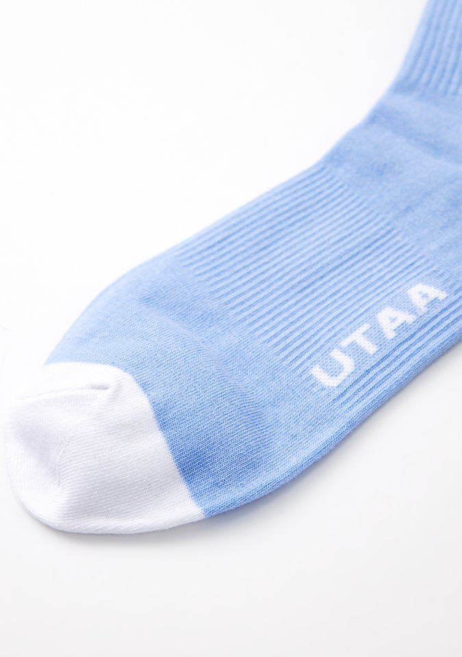 UTAA Women's Ring Panther Line Color Socks - Sky Blue