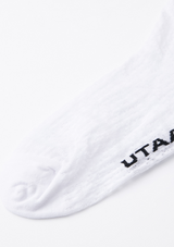 UTAA Women's Punching Pattern Loose Socks - White