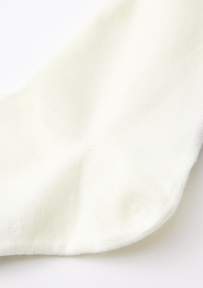 UTAA Women's Muted Shade Color Line Over Knee Socks - White