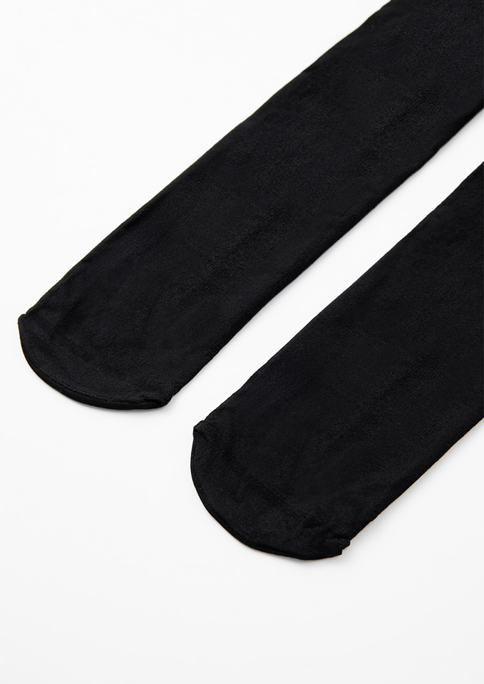 UTAA Line Symbol Stocking Blocks Tights - Black