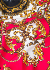 UTAA Midnight Panther Baroque Scarf - Pink
