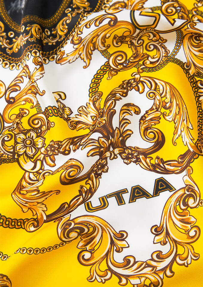 UTAA Midnight Panther Baroque Scarf - Yellow