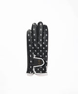 Monster G Rain Grip Skull Pattern Glove - Black