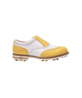 ALL CLASSIC Golf Noble Wingtip Classic Golf Shoes - Yellow