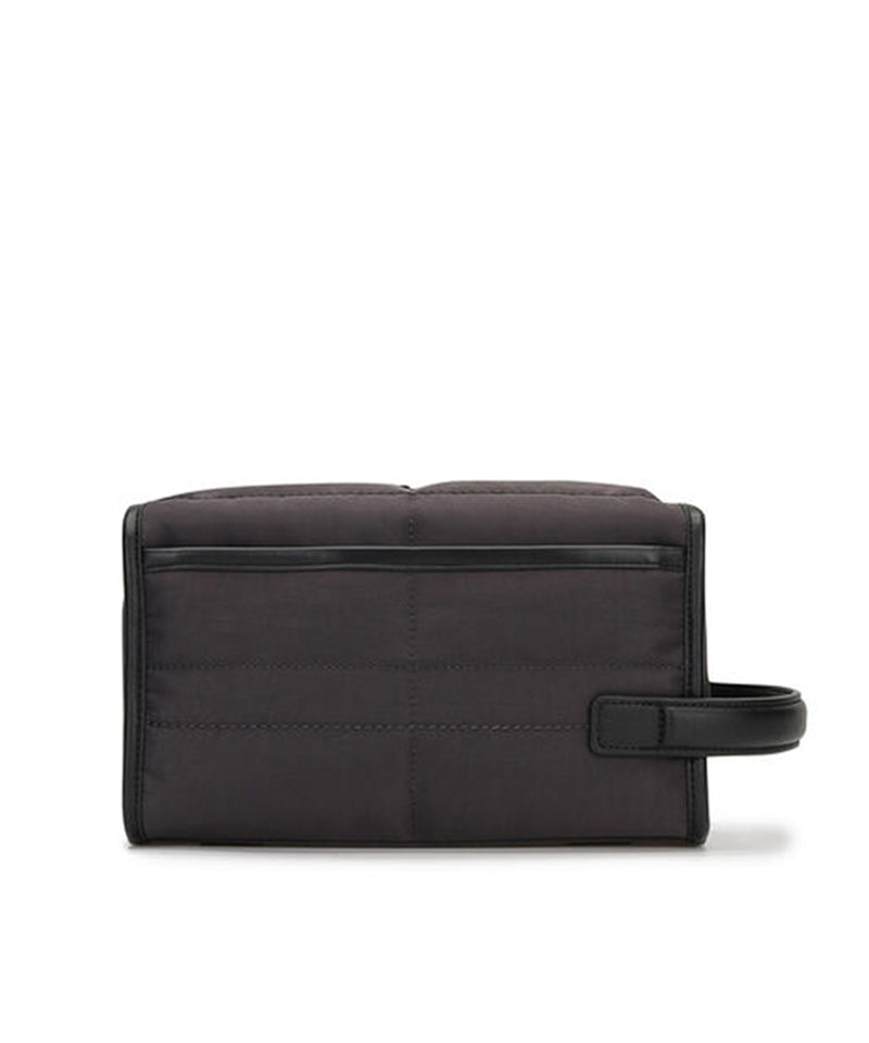 Square Stitch Pouch - Dark Gray