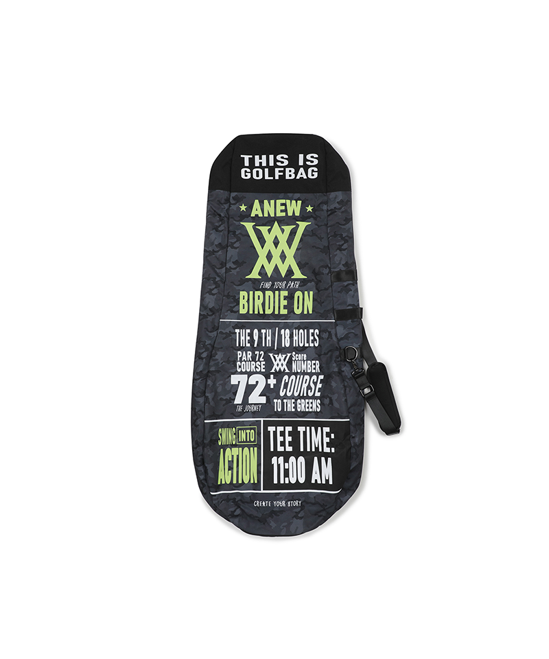 ANEW GOLF Uni Logo Graphic Aircover - Black