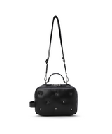 Women's Padded Color Pouch - Black