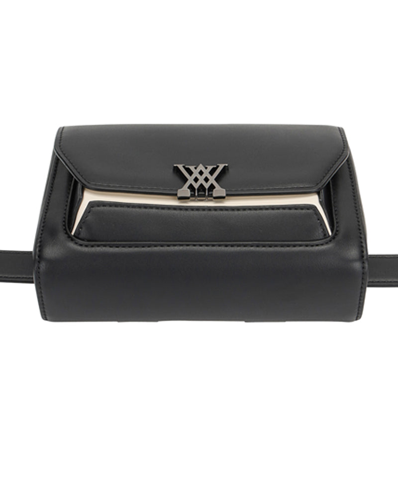 Octa Angle Belt Bag - Black