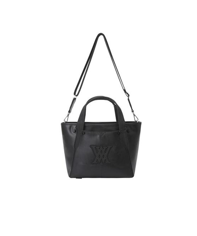 Tri-Line Tote Bag - Black