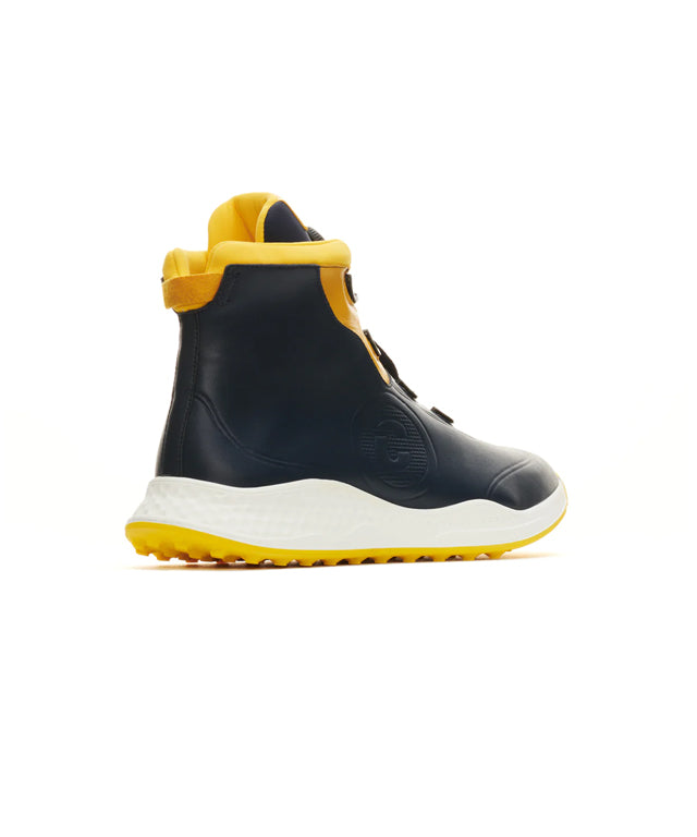 MEN'S GOLF SHOES BOLOGNA - NAVY/YELLOW