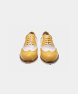 ALL CLASSIC Golf Noble Wingtip Classic Golf Shoes - Yellow