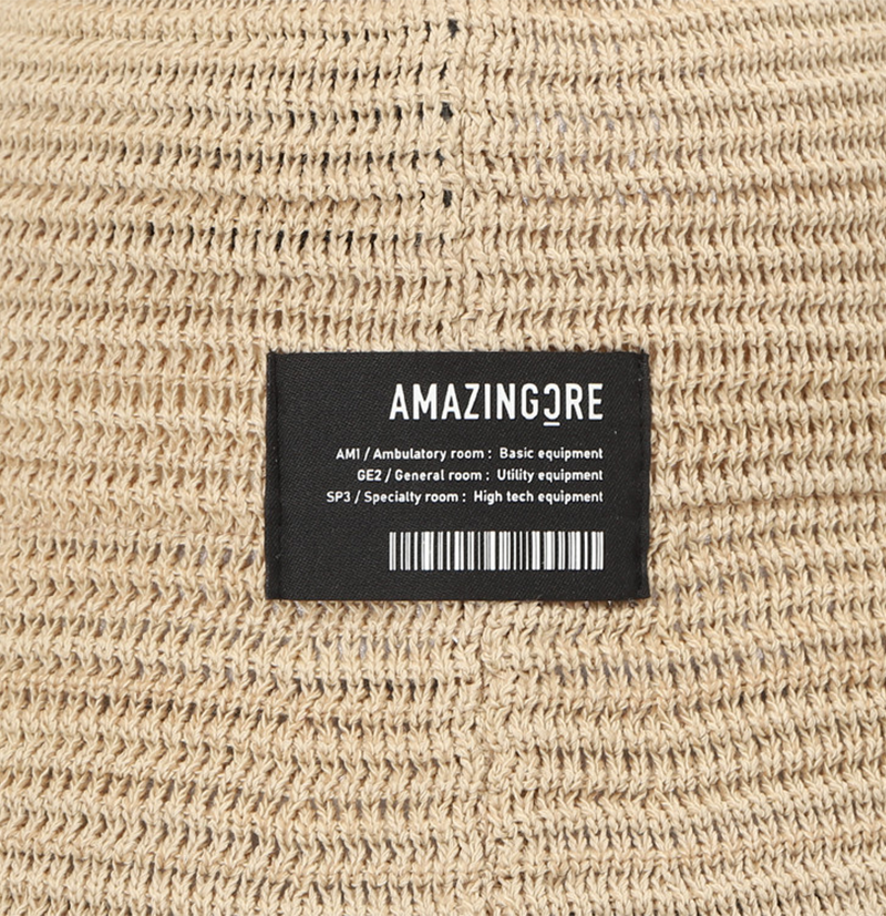 Amazing Cre Unisex Cotton Knitted Hat - Beige