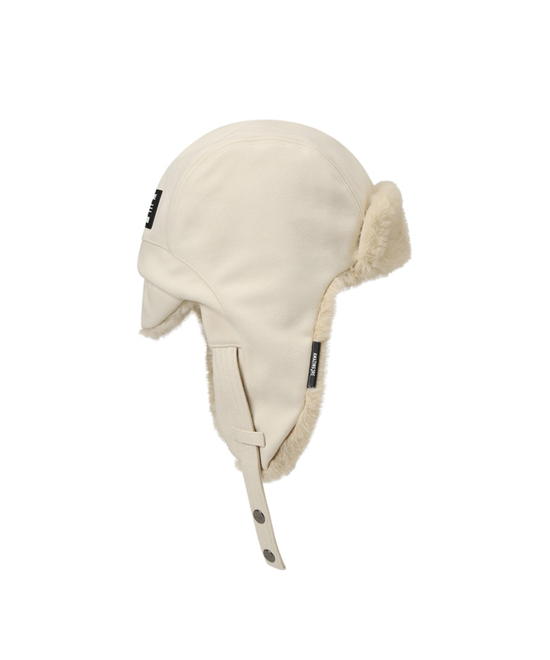 Amazing Cre Unisex Fur Trapper Cap - Stone