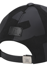 Unisex Big Wording Cap - Black