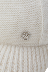 Women's Line Knit Ballcap - Cream
