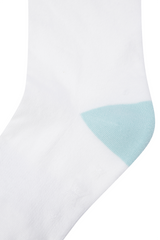 Women's Stripe Knee High Socks - Off White
