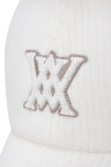 Women's Short Earflap Cap - Cream