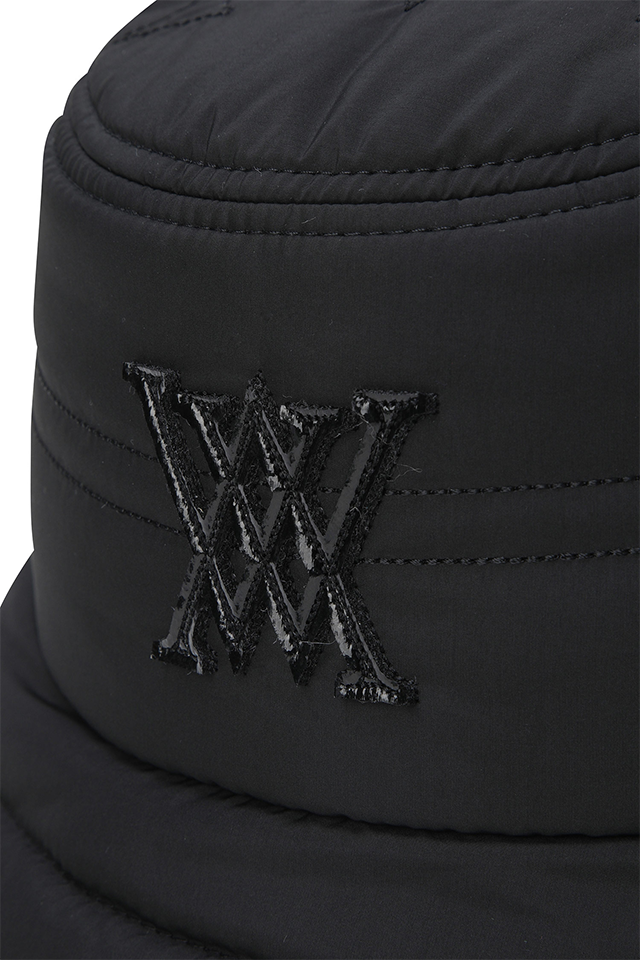 Women's Padded Stitch Hat - Black