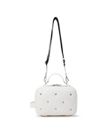 Women's Padded Color Pouch - Cream