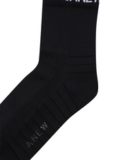 Men's Essential Middle Socks - Black