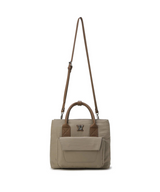 Women's Out Pocket Tote Bag - Beige