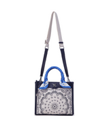 Paisley Tote Bag - Navy