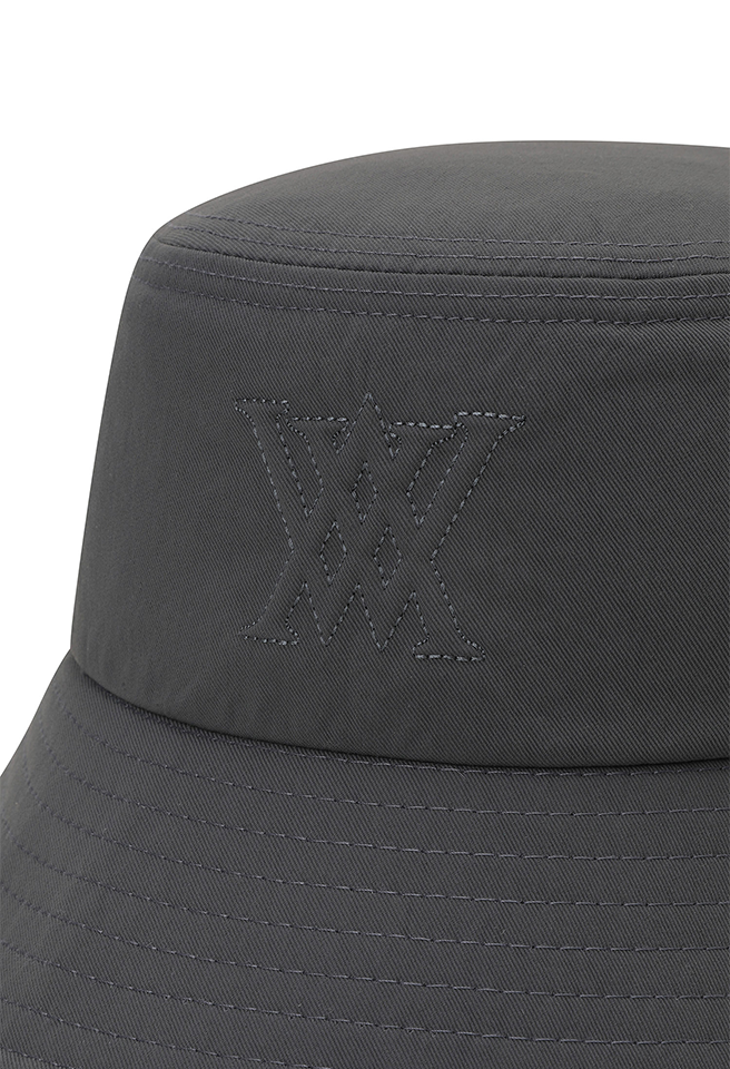 Unisex Stitch Bucket Hat - Dark Grey