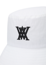 Uni Multi Pocket Bucket Hat - White