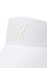 Women's Essential Ribbon Visor - White
