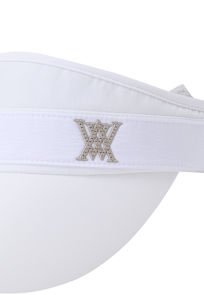 Women's Paisley Block Visor - White