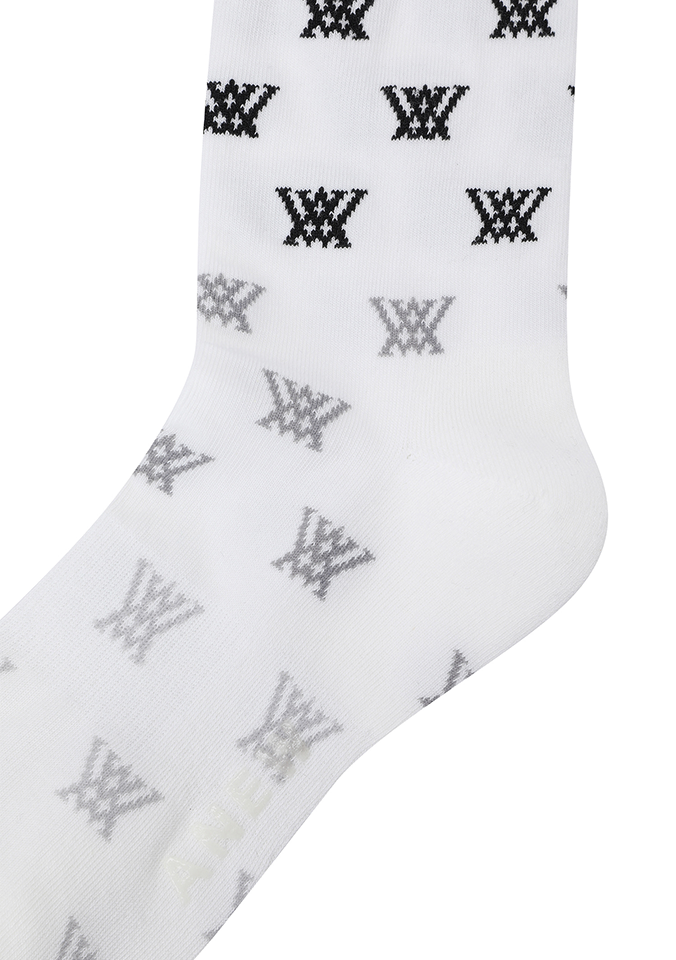 Women's Gradation Socks - White