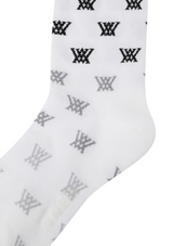 Women's Gradation Socks - White