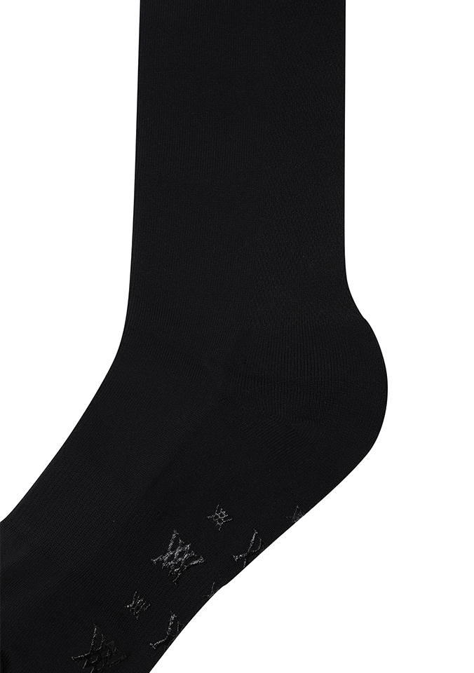 Women's Aqua Cool Knee Socks - Black